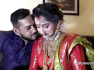 Newly Married Indian Girl Sudipa Hardcore Honeymoon First night sex and creampie - Hindi Audio