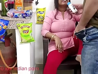 Mumbai Shopkeeper seduce a poor women for borrow xxx porn Hindi audio