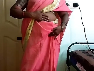 horny desi aunty show hung boobs on web cam then fuck team up husband