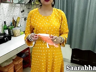 hot Indian stepmom got sleety with condom before hard enjoyment from in closeup in Hindi audio. HD sex blear