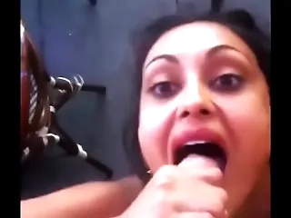 Priya Rai sucking D in a gym